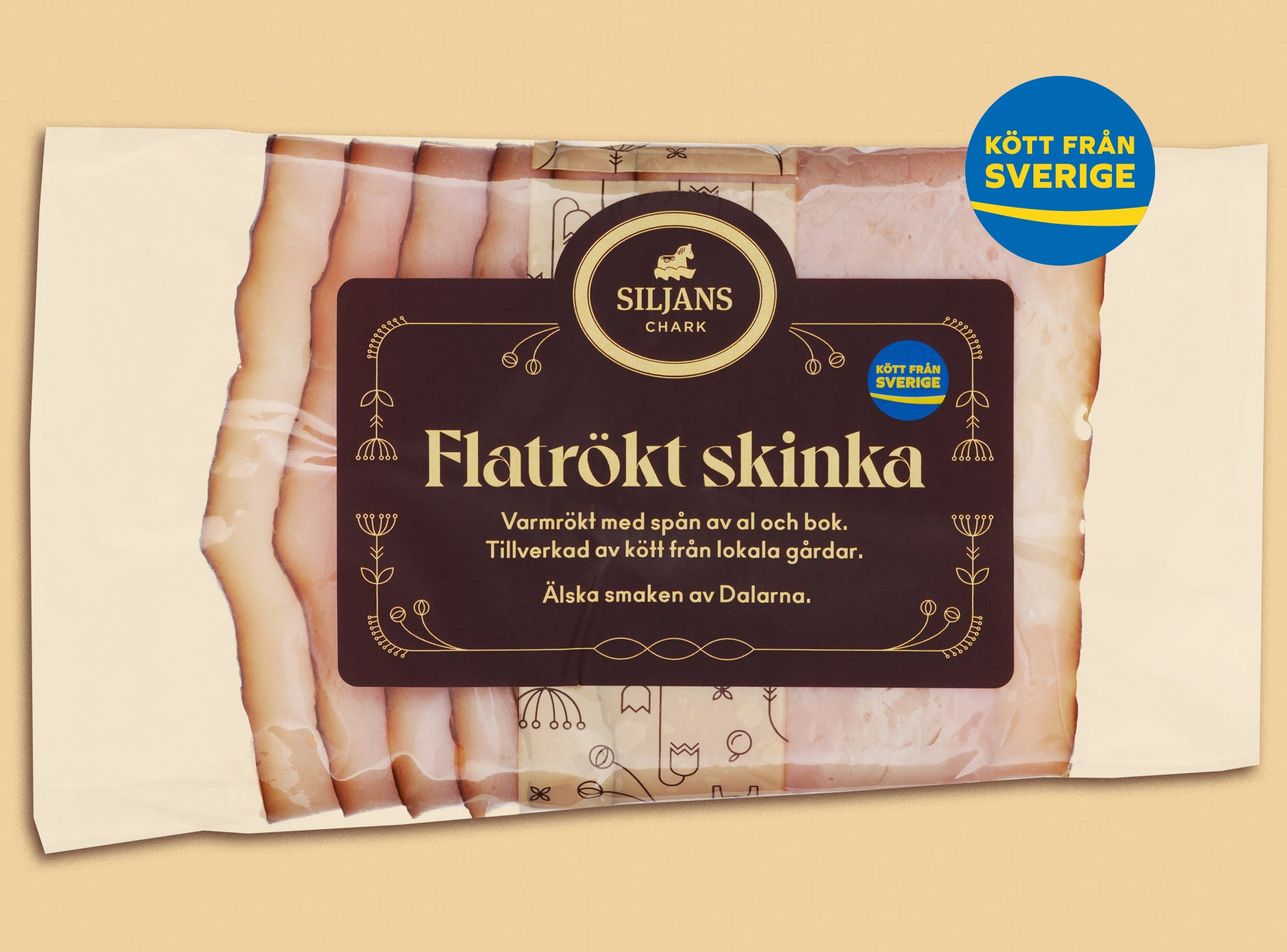Flatrökt skinka