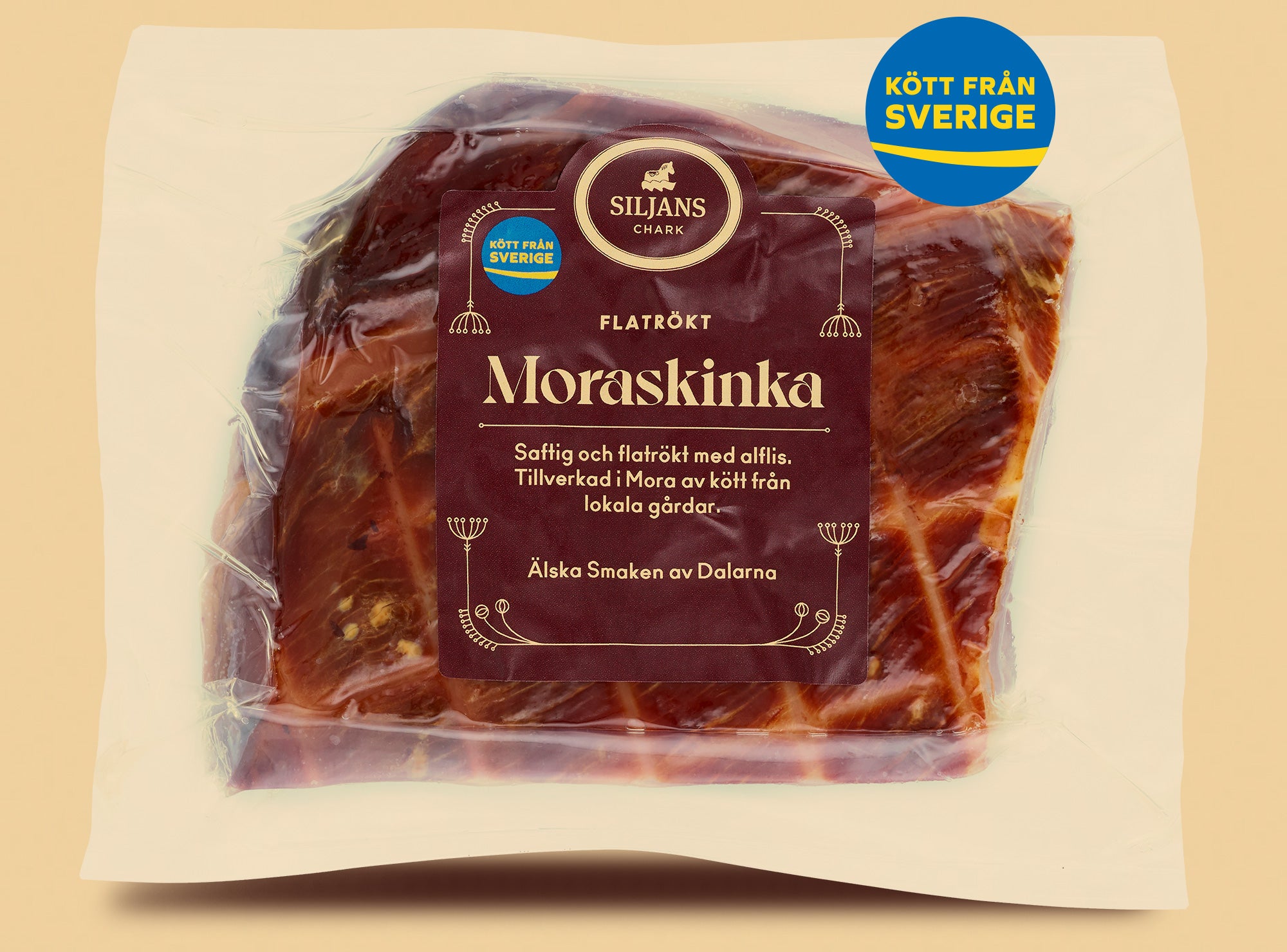 Moraskinka, flatrökt bit